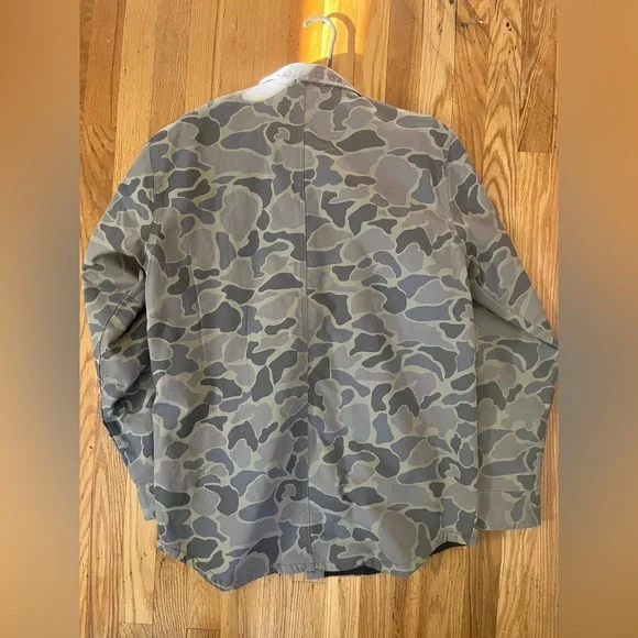 Carhartt RUGGED FLEX® RELAXED FIT CANVAS FLEECE-LINED SHIRT JACKET - Picture 5 of 6